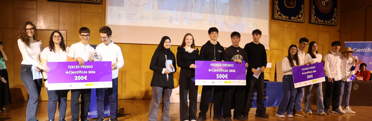 Entrega de premios +Científicas UPCT