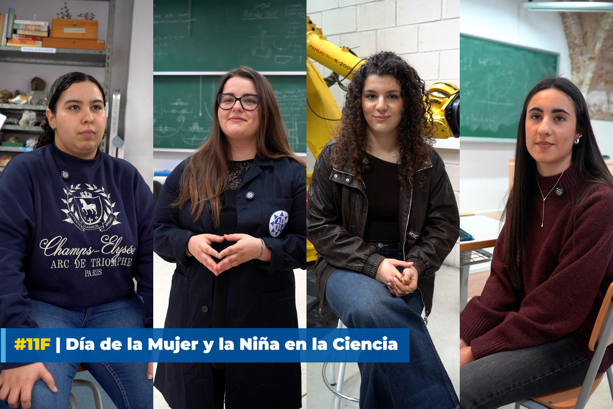 Alumnas de la UPCT animan a las menores a elegir estudios tecnológicos: «Somos más que capaces»